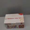 TONZE Kids Tool Set with Apron, Wooden Toddler Tool Bench Box Montessori Toys for 2 3 4 Year Old Boys Girls, 39 PCS Educational Construction Toys Pretend Play Toddler Toys 3 4 5 Year Old Birthday Gift