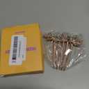 Aimimier Dainty Crystal Flower Hair Comb Sparkly Rhinestone Inlaid Hair Piece Long Teeth Side Combs Wedding Hair Accessories for Women (Clear)