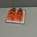 Reusable Soda Can Lids - 6-Pack Spill-Proof, Snap-On Covers for Freshness and Protection, Orange Can Toppers Set of 6