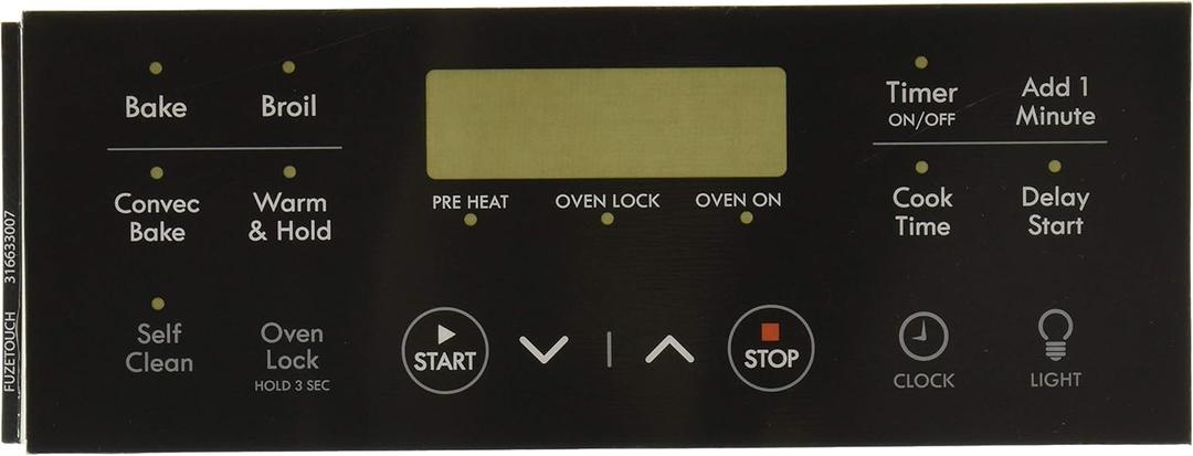 GENUINE Frigidaire 316633007 Overlay