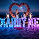 Marry Me Light-up Letters Sign: 18 Colors 3FT Will You Marry Me Sign Large Marquee Letters Kit for Proposal Decorations Outdoor Large Engagement Wedding Party Decorations 2000 Rose Petals Pack of 7