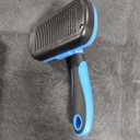 Swihauk Self Cleaning Slicker Brush - Skin Friendly Deshedding Grooming Tool for Dogs & Cats, Suitable for Shedding & Haired Pets, with Pet Supplies Accessories, Blue