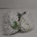 Pauwer Wisteria Hanging Flowers 24 Pack Fake Flower Garland Artificial Wisteria Vines Rattan Silk Flower String Wedding Party Wall Decorations,White