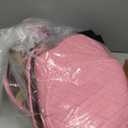 Pink Car Accessories Set Front Car Seat Covers Set Steering Wheel Center Console Handbrake Seat Belt Cover Bling Car Phone Glasses Holder Adapter Car License Frames for Women, 33 Pcs