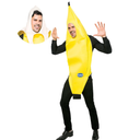 Spooktacular Creations Appealing Banana Costume Adult Deluxe Set for Halloween Dress Up Party and Roleplay Cosplay, Size Standard