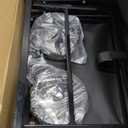 Wagons Carts Foldable, Lightweight Portable Utility Shopping Cart with Wheels, Folding Grocery Wagon Cart for Grocery, Camping, Shopping, Beach, Garden, Sports Black (100L)