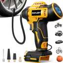 Tire Inflator Cordless for Dewalt MAX 20V Battery [Tool Only], 160PSI Portable Air Inflator with Pressure Gauge, Auto-Shut Off & Fast Inflation, Auto Air Pump for Car, Motorcycle, Bike, Ball