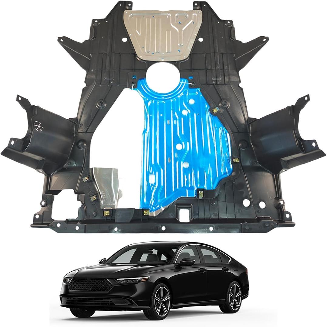 Engine Splash Shield Guard Lower Cover Assembly Compatible with Honda Accord 2018-2022 74110TVAA00, 74110-TVA-A00