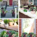 14 x Faux Artificial Plants Flowers for Outdoor Planters Spring Summer Decor 16 Bundles Fake Eucalyptus Silk Daisy UV Resistant Realistic Used for Outside,Home,Front Porch,Patio,Yard Decorations