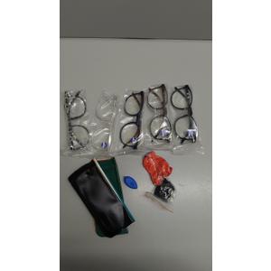 GIBLOGO Reading Glasses for Women/Men Eye Glasses Blue Light Reading Glasses Cheaters Eyeglasses, 4.0x