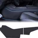 for Tesla 4PCS Center Console Anti-Kick Mats Model Y Juniper 2025 2026 TPE Waterproof & Dust Scratch Resistant Protector Cover for Tesla Refresh Interior Accessories (Split)