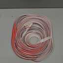 52.5 Ft Peel and Stick Wall Molding Trim, D-Shape Flexible Molding Trim White(Paintable) for Backsplash, Mirror, Wall, Window & Door Frames, Waterproof Self Adhesive Trim(W:0.4", T:0.1")