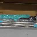 Carpet Rake for Pet Hair Removal - 60" Adjustable Long Handle Carpet Rake, 3 in 1 Reusable Pet Hair Removal Tool Kit, Cat Dog Fur Rakes Scraper Carpet Broom for Carpets, Rugs, Mats (Green)