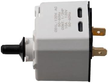 OEM W10563095 Dryer Push-to-Start Switch Compatible with Whirlpool Kenmore Maytag .Replaces WPW10563095 3022058 AP6023004 PS11756343