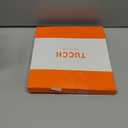 TUCCH Wallet Case for iPhone 17 Pro (6.3") 2025, RFID Blocking 4 Card Slots, Kickstand, Shockproof TPU Shell, PU Leather, Magnetic Closure, Protective Flip Folio Cover, Black & Brown