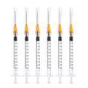 25 Pack Disposable Sterile Supplies 1ml Syringe with Needle,25Ga 1inch Needle and Syringe,Individual Package. (25)