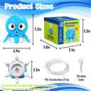 3 x Water Table Pump, Octopus Rechargeable Water Pump for Water Table Toddlers 1-3 Continuous Flow Summer Sensory Toys Water Play Table Accessories Outdoor Water Toys