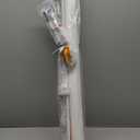 Reinforced Retractable Baby Gate for Stairs with Support Rods, 33" Tall, Extends up to 55" Wide, Mesh Gate Banister Baby Gate for Doorways, Indoor Outdoor Pet Gate for Stairs Hallways (White)