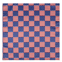 USA Pocket Square Patriotic America Flags Red White and Blue Stars and Stripes Tablecloth, Size 95x35in (1pc), 95x17in (2pcs)