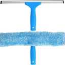 MR.SIGA Professional Window Cleaning Combo - Squeegee & Microfiber Window Scrubber, 14"(No Microfiber)