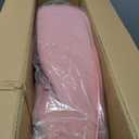 Luxury Thickened Plush Car Seat Cushion Set,Soft Fluffy Protector Warm Faux Rabbit Fur Non-Slip Front and Back Seat Covers (Pink,6pcs)