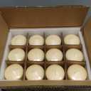 Candle Charisma Ivory Pillar Candles Bulk Pack of 12  (3x3 Inch) Long-Lasting 50-Hour Burn, Dripless & Smokeless  Perfect for Hassle-Free Decor at Weddings, Fall Table Centerpieces & Special Events