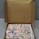 Empty Mahjong Bags Set for Tiles and Racks 24x13x4.7 Inch American Mahjong Carrying Bag Tote Tiles Bag Drawstring Protective Sleeve for Rack Pusher Party Travel, Case Only(Chinoiserie)