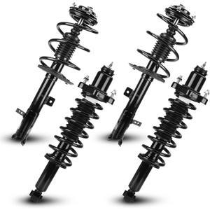 Front & Rear Left and Right Complete Strut Spring Assembly Shock Absorbers Fit for Dodge Caliber 2007-2012(Exc. RT/SRT-4 Models), for Jeep Compass Patriot 2007-2016, 172367 172368 172401(Set of 4)
