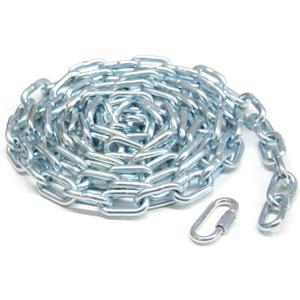 1/4 x 15 ft. Zinc-Plated Straight Link Coil Chain 520 lb. Safe Working Load, General Purpose Chain, 519171
