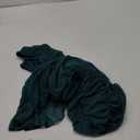 Hocuos Womens 2025 Round Neck Long Sleeve Ruffle Hem Midi Dress Mesh Ruched Bodycon Formal Cocktail Wedding Guest Dresses (Small, Z Drak Green)