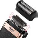KEMEI Men's Electric Razor Waterproof Reciprocating Razor Cordless Precision Beard Trimmer Twin Blade USB Rechargeable Grooming Razors,Shaving & Hair Removal Products, KM-2024