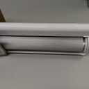 SEEYE Cordless Zebra Blinds for Window, French Door Blinds Free-Stop Roller Window Shades with Valance 52" W x 90" H, Light Filtering Window Treatment Sheer Blinds & Shades Easy to Install, Gray