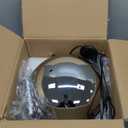 COSYLUX Modern Floor Lamp for Living Room, Industrial Tall Standing Lamp for Bedroom, Metal Shade Reflecting Light Reading Floor Lamp for Office, Nursery Room, Corner(Chrome)