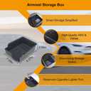 Center Console Organizer Tray 7PCS for Tesla Model Y 2020-2024(Not Fit 2025 New Model Y Juniper) Accessories with Armrest Storage Tray, Hidden Storage Box, Cup Holder Insert, Under Seat Box