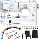 SEDNEE Sewing Machine for Beginners with 16 Built-in Stitches, Small Sewing Machine with Accessory Kit, 2-Speed, Foot Pedal & Storage Drawer, Portable Full-Feature Design for Home DIY (Blue)
