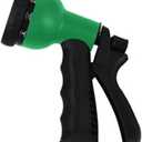 Garden Hose Nozzle Adjustable Watering Patterns Heavy Duty High Pressure Water Gun for Watering Plants Washing Cars Showering Pets Home Use (Green 10 Models)