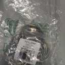 Ivilon Curtain Rings - Set of 14 Decorative Drapery Rings Curtain Clip Rings with Strong Clips 2" Diameter - Color Brushed Nickel