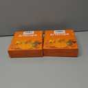 2 x Artscope Fall Decorative Throw Pillow Covers 20x20 Inch Set of 4, Happy Fall Pumpkin Truck Thankful Grateful Blessed Outdoor Farmhouse Pillow Cases for Home Sofa Couch-Orange Beige