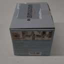 Cambom 5 in 1 Rotary Cheese Grater Hand Crank Cheese Shredder for Fresh Cheese, Vegetable, Nuts,Non-slip Suction Base, Five Blades, White