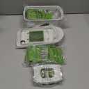 Mueller Pro-Series All-in-One, 12 Blade Mandoline Slicer for Kitchen, Food Chopper, Cucumber Slicer and Spiralizer, Cutter, Dicer, Grater, Gifts for Mom, Kitchen Essentials, White Sand/Green