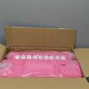 ProsourceFit Acupressure Mat and Pillow Set for Back/Neck Pain Relief and Muscle Relaxation (Large, Pink/White)