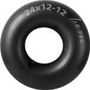AR-PRO Relacement 24x12-12 Heavy-Duty Inner Tubes for ATV, Lawn Tractor, Mowers, Golf Cart, Snow Blowers, and More - With TR13 Straight Valve Stems - Made from Durable Butyl Rubber