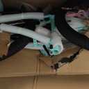 KEANO Zinnia 14 16 20 Inch Kids Bike for Girls Ages 3-10 Years, Girls' Bikes with Training Wheels, Streamers, Basket and Doll Seat, Children Bicycles (Green)