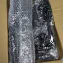 EUIJOIP Corner Shower Caddy, 39-125 Inch Adjustable Height With ABS Shelves, Drill Free Organizer, 4 Layer Rustproof Metal Tension Pole, Large Storage, Black