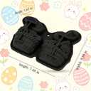 2 x Easter Bunny Molds Silicone Bunny Cake Pan Easter Silicone Molds for Chocolate Candy Jelly Soap Candle Mold DIY Crafts