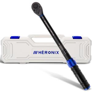 1/2 Inch Drive Click Torque Wrench, 10180 Ft.Lb/13.6244.0 Nm 3% Accuracy, 72-Tooth Dual-Direction Ratchet, Adjustable Newton Meter Torque Wrenches for Motorcycle,Car & Bicycle Repair