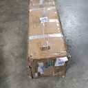 Backyard Discovery Sweetwater Cedar Wooden Kids Playhouse Cottage with Play Kitchen, Snack Bar, Half Door, Toy Phone, Windows, Flowerpot Holders, and Working Doorbell for Outdoor Imaginative Play (Light Brown)