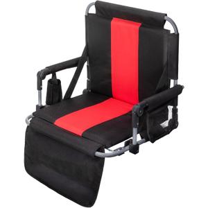 Stadium Seats for Bleachers Portable Bleacher Chairs W/Cushion, 17.3 inches by 15.1 inches by 17.3 inches