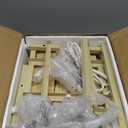 Yoobure Nightstand with Charging Station, Small Night Stand with Fabric Drawers and Storage Shelf for Bedrooms, Nightstands for Small Spaces, Bedside Table with USB Ports & Outlets, Bed Side Table (Natural)