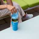 STANLEY IceFlow 2.0 Flip Straw Tumbler with Handle 20 oz | Twist On Lid and Flip Up Straw | Leak Resistant Water Bottle | Insulated Stainless Steel | BPA-Free | Azure